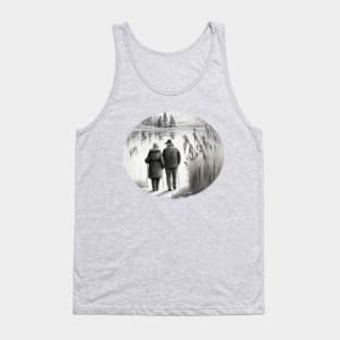 Elderly Couple Tank Top